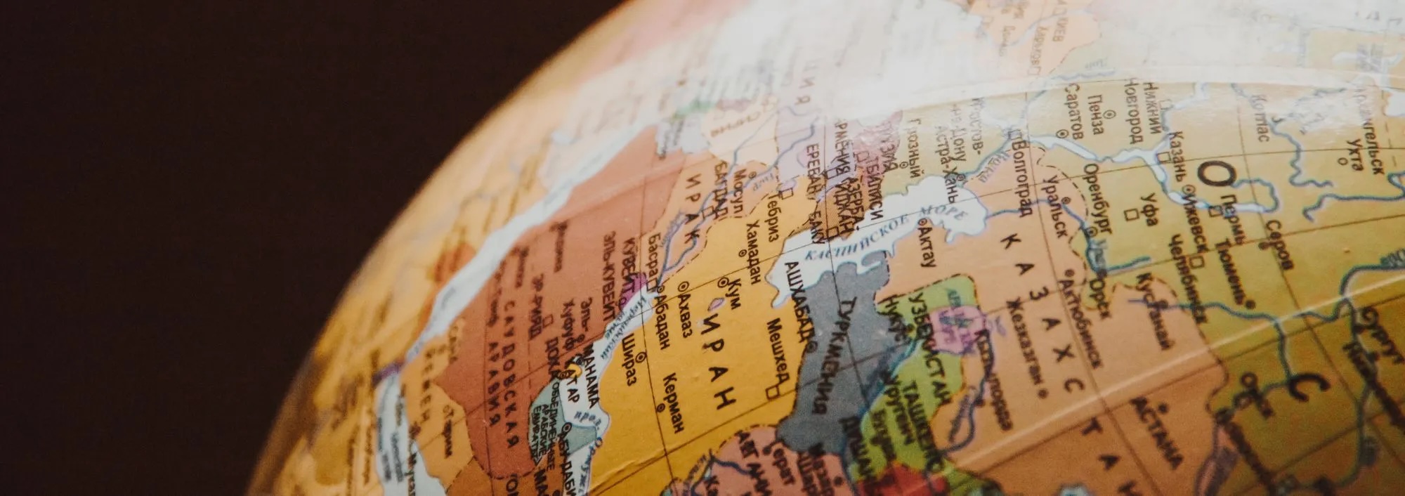 world globe close up